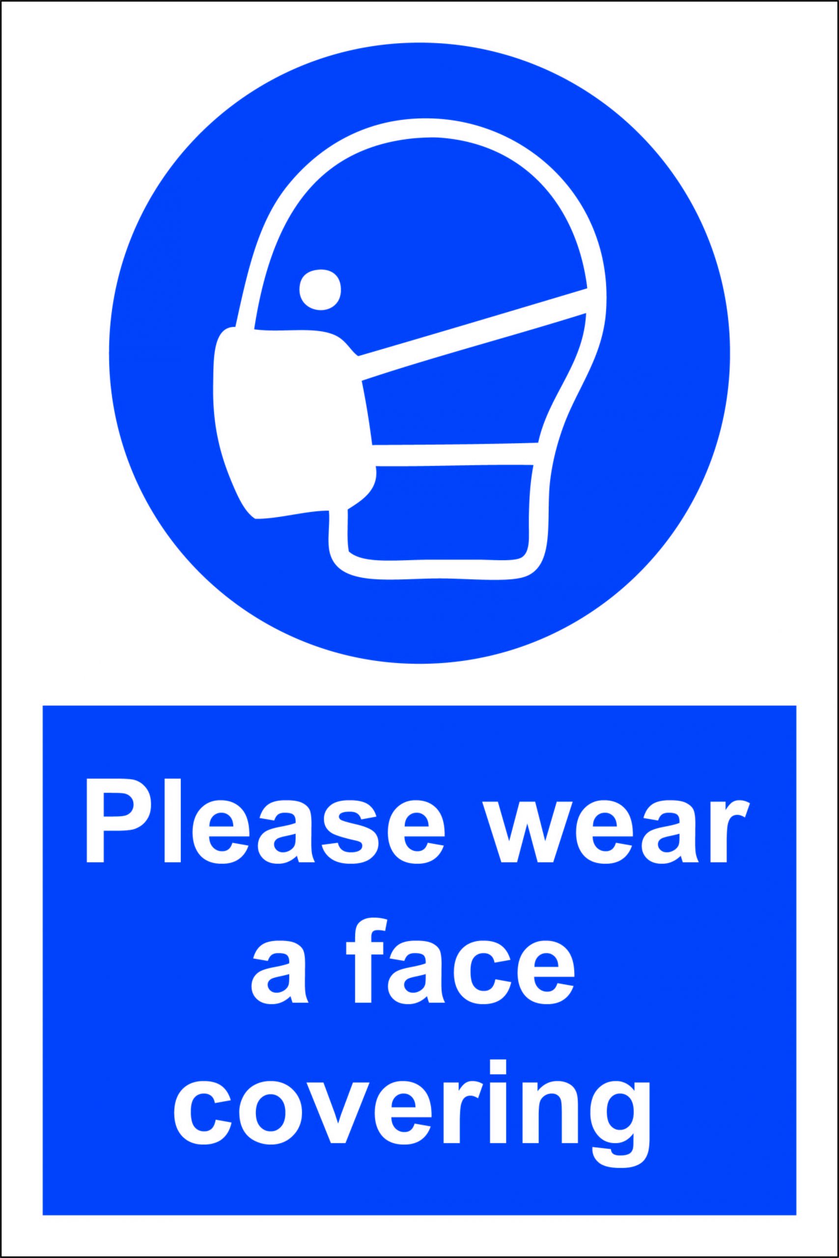 Please Wear A Face Covering | Allsigns