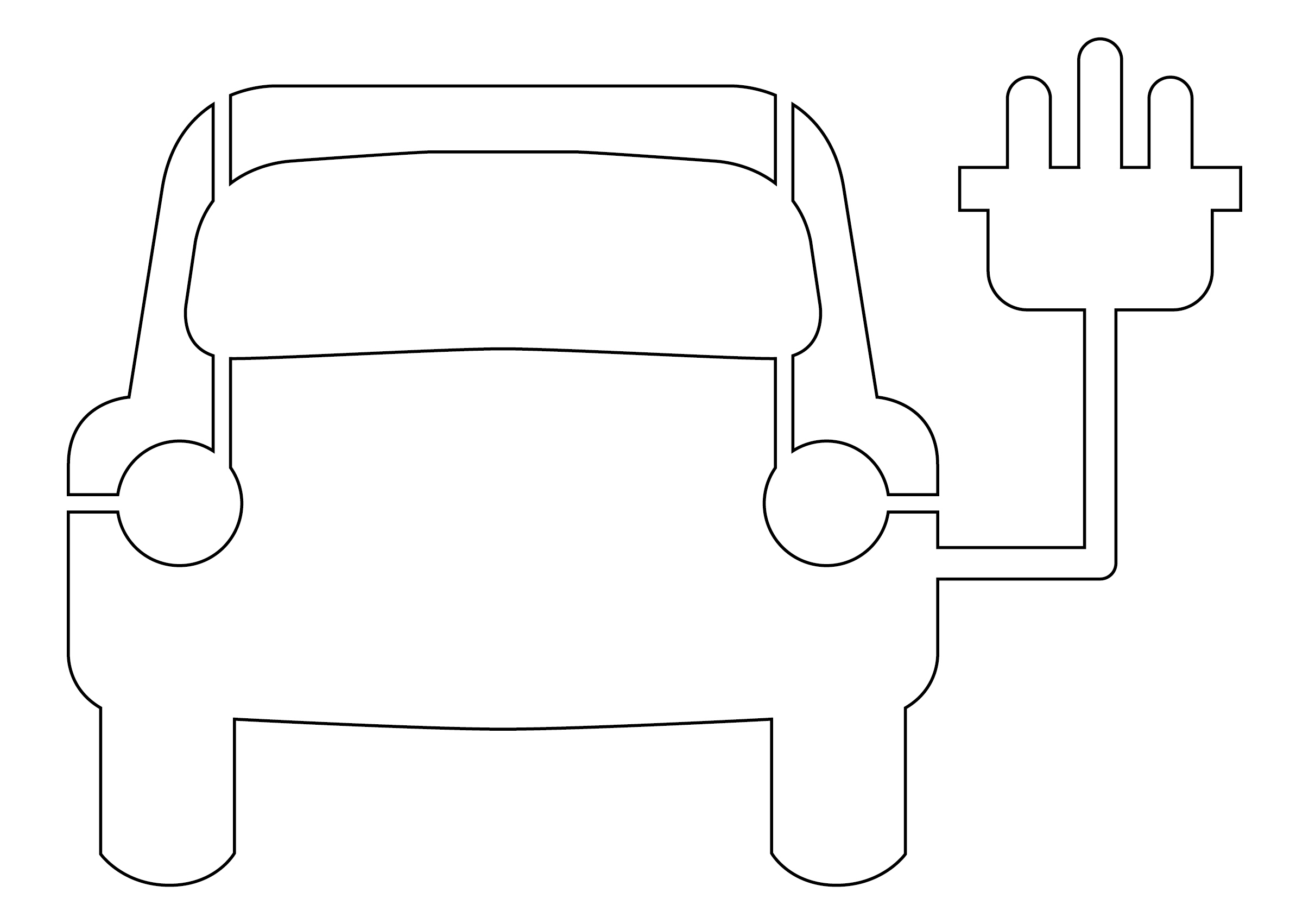 Electric Vehicle Charging Station Stencil Allsigns