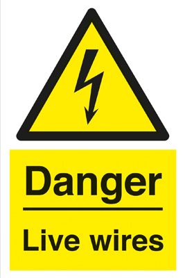 Danger Live Wires